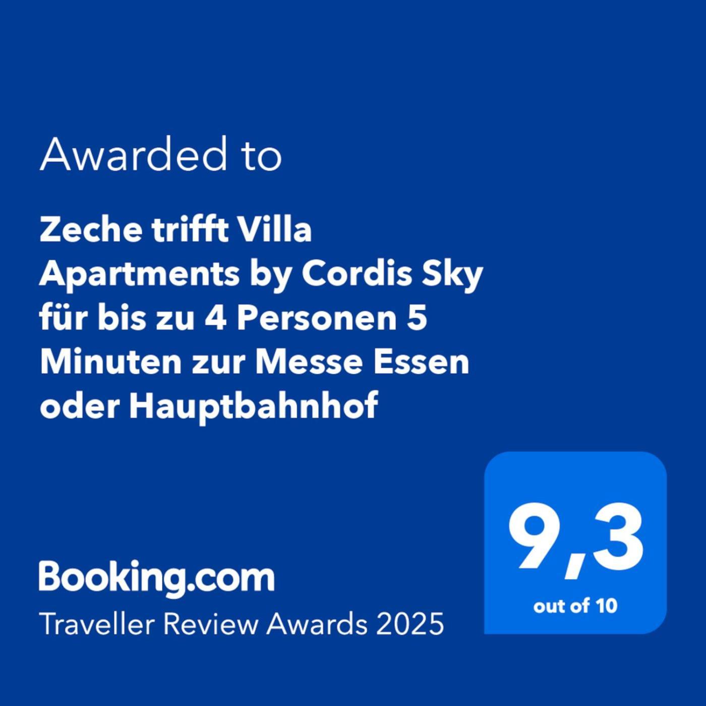 Zeche Trifft Villa Apartments By Cordis Sky Fuer Bis Zu 4 Personen 5 Minuten Zur Messe Essen Oder Hauptbahnhof Ngoại thất bức ảnh